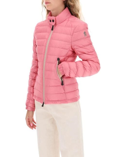 Moncler Pink Walibi Full Zip Down Jacket