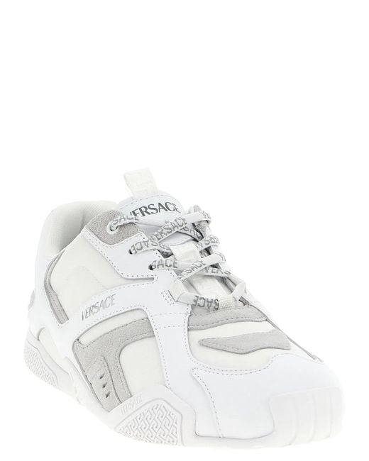Versace White 'Galaxia' Sneakers for men