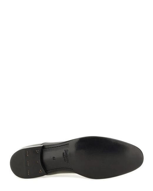 Saint Laurent Black Oxford Shoe "Adrien" for men