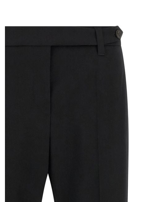 Brunello Cucinelli Black 'Monile' Pants