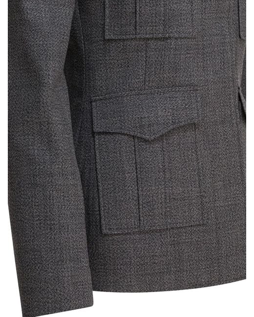 McQueen Black Wool Jacket