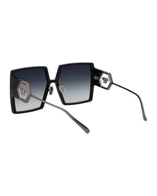 Philipp Plein Black Titanium Sunglasses