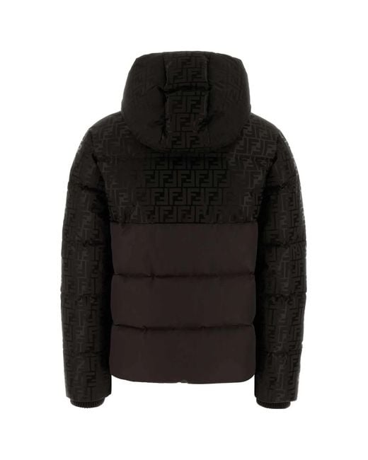 Fendi Black Ff Jacquard Duvet