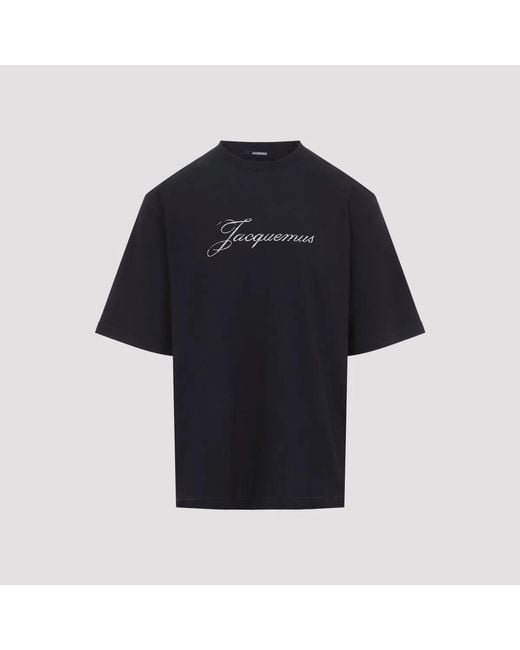 Jacquemus Black T-Shirt for men