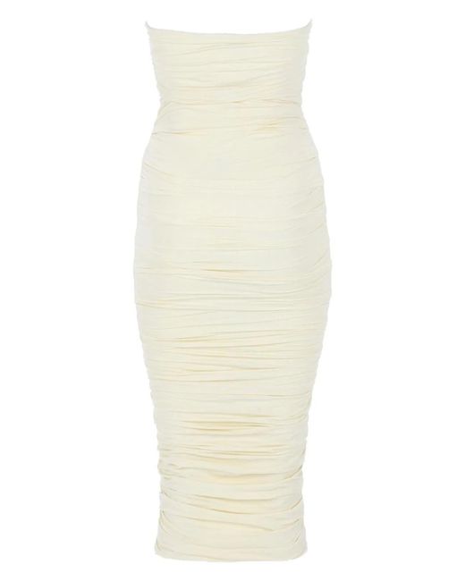 LaRevêche White Abito "Mireya"