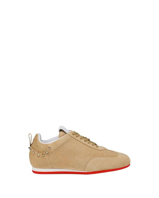 Christian Louboutin Natural Leather Lionne Sneakers