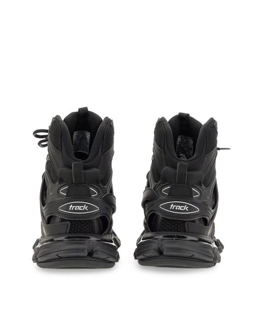 Balenciaga Black Track Hike High-Top Sneakers