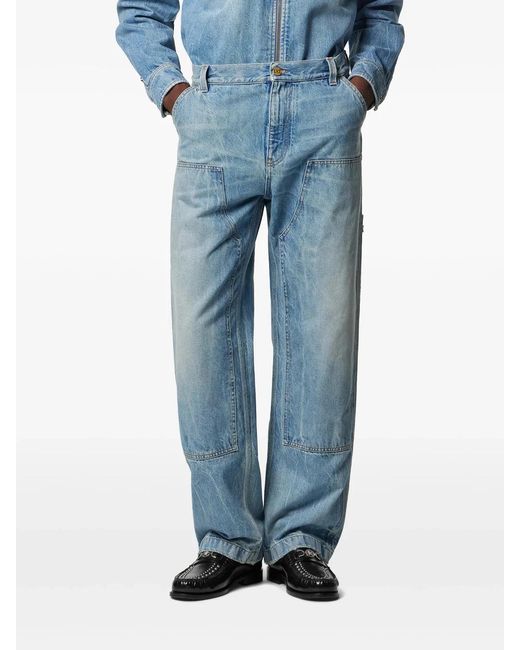 Versace Blue Carpenter Jeans for men