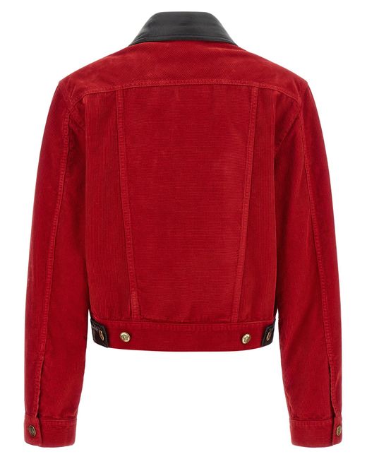 Versace Red Corduroy Jacket