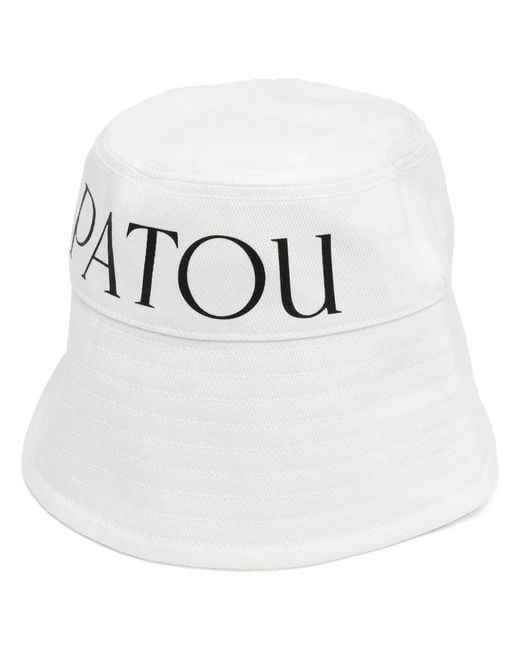 Patou White Bucket Hat