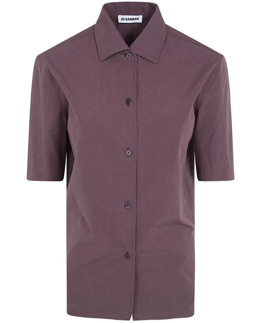 Jil Sander Purple "150" Oversized Shirt