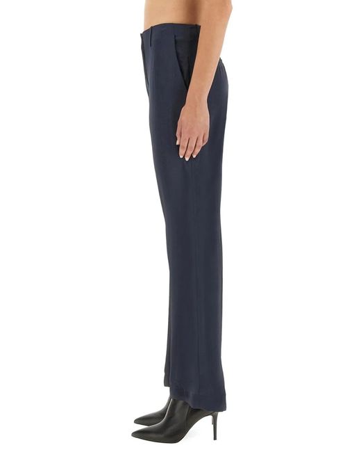 Theory Blue Satin Pants