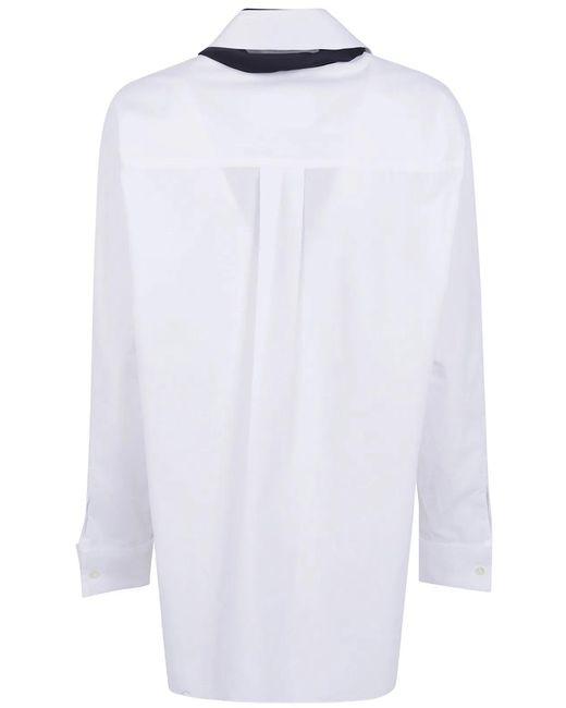 Sacai Blue Popeline Shirt