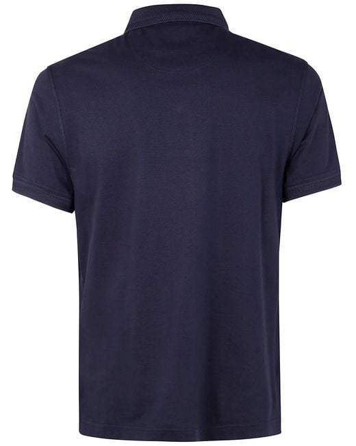 Barbour Blue Premium Tartan Pique Polo Midlayers for men