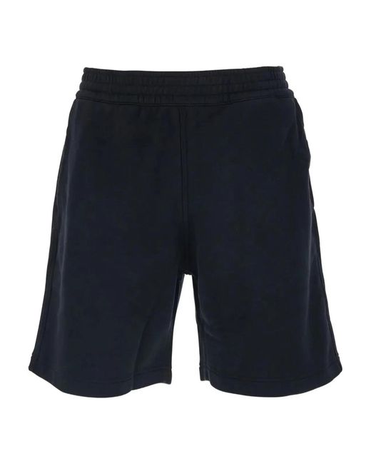 Givenchy Blue Fleece Bermudas With Paris Gros Grain for men