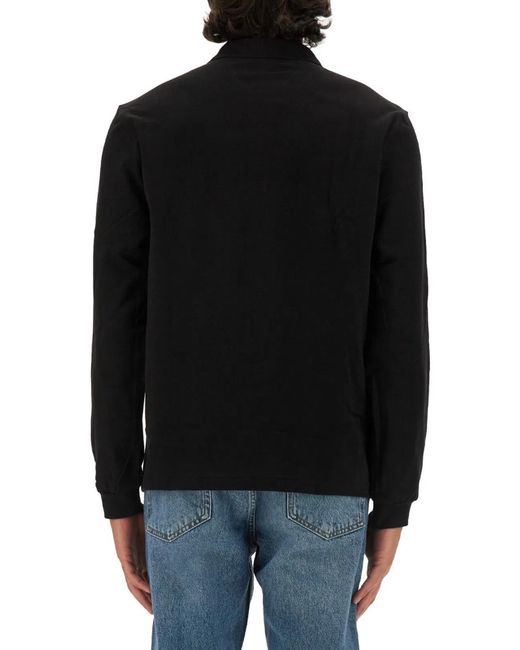 Lacoste Black Polo With Logo for men