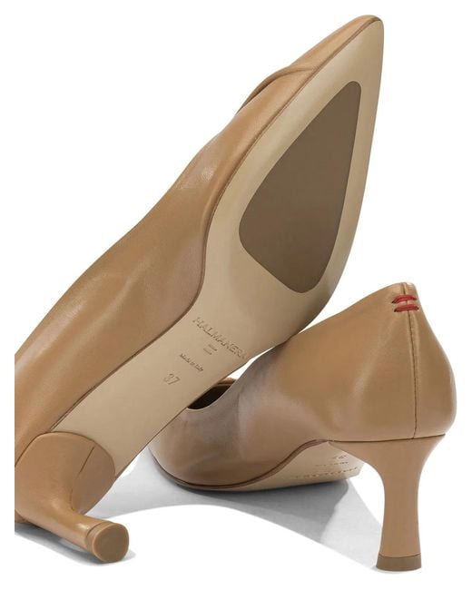 Halmanera Natural Leather Heeled Shoes