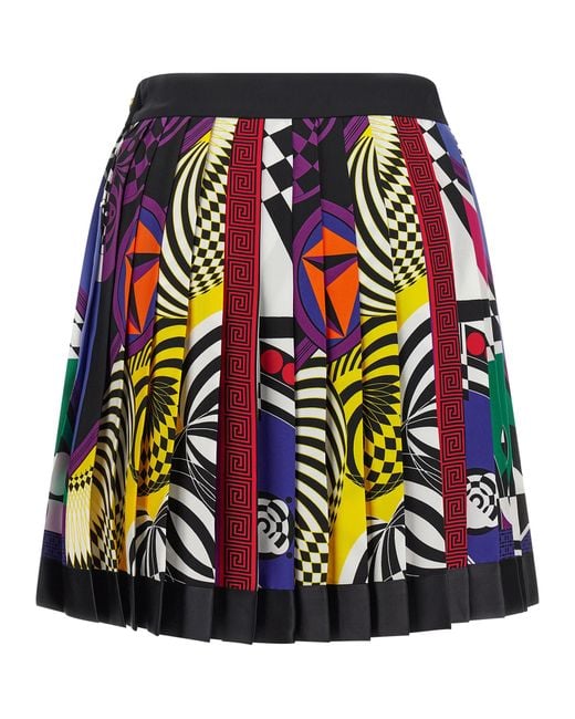 Versace Red 'Teatro' Skirt