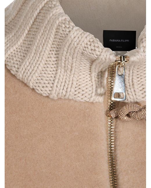 Fabiana Filippi Natural Virgin Wool Jacket