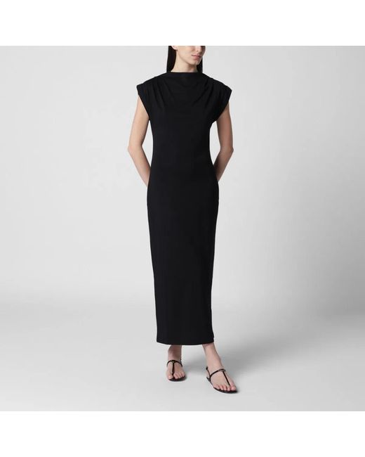Anine Bing Black Alix Cotton-Blend Dress