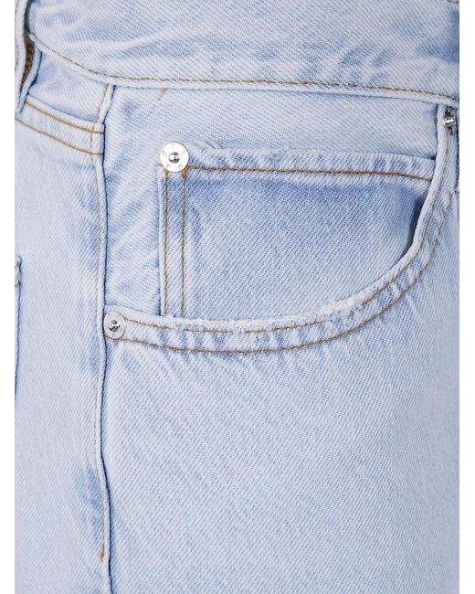 FRAME White "The Lax" High Rise Wide Leg Flare Jeans