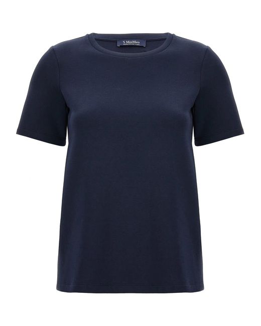 Max Mara Blue Max Mara 'S 'Fianco' T-Shirt
