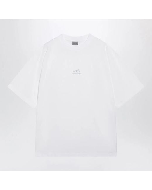 Balenciaga White Bodies T-Shirt With Regular Fit for men