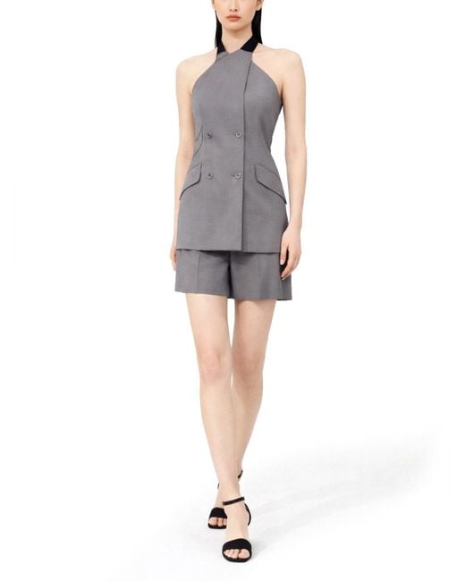 Max Mara Gray Shorts Adunco