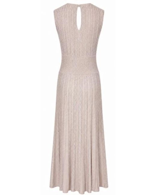 D.exterior Natural Shell Stretch Dress