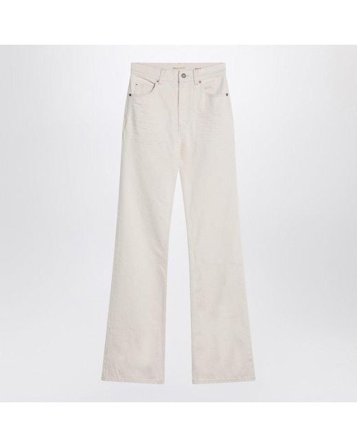 Saint Laurent White 70's Jeans