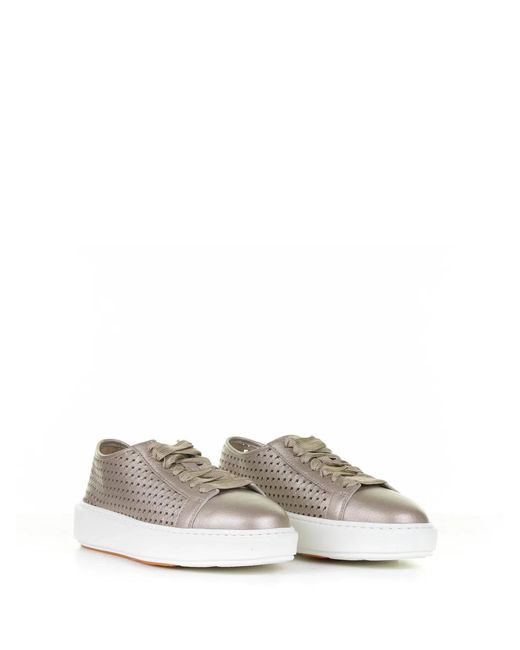 Santoni White Sneaker