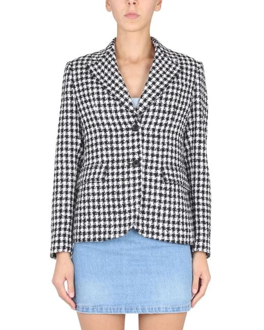 Versace Blue Tweed Jacket