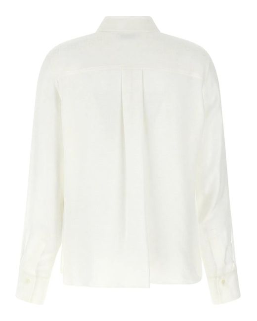 Ferragamo White Monogram Shirt