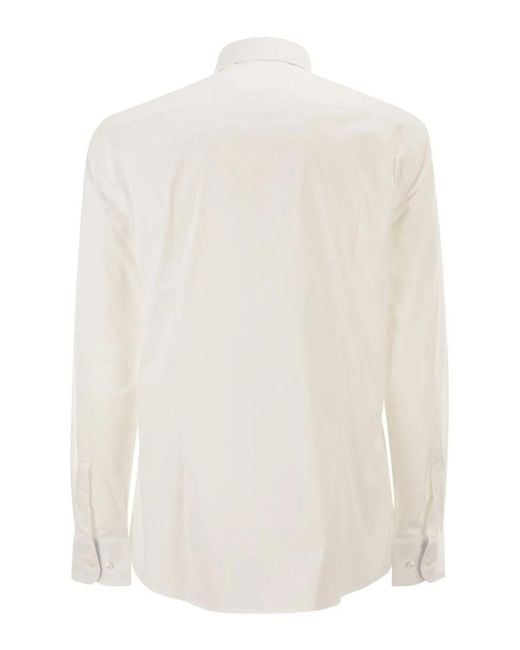 Boss White Slim Fit Shirt for men