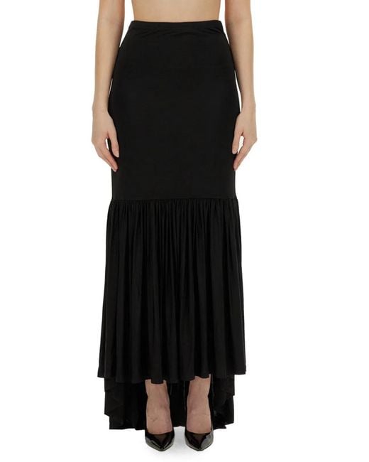 Nina Ricci Black Jersey Skirt