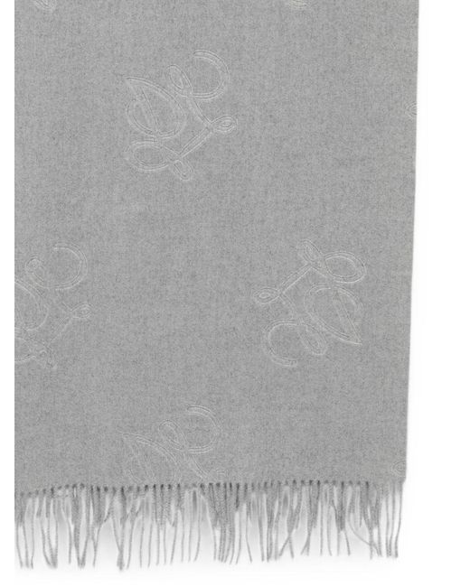 Liu Jo Gray Light Cotton Scarf