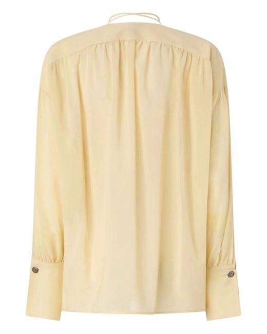 Pinko Natural Sea Mist Cotton Shirt