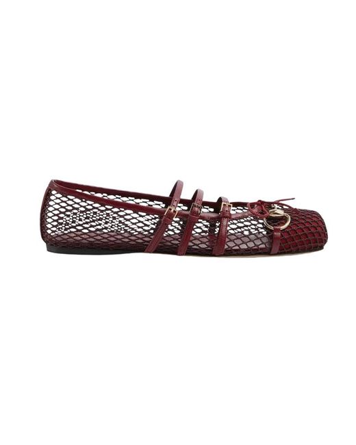 Gucci Black Ballerina Flats With Horsebit