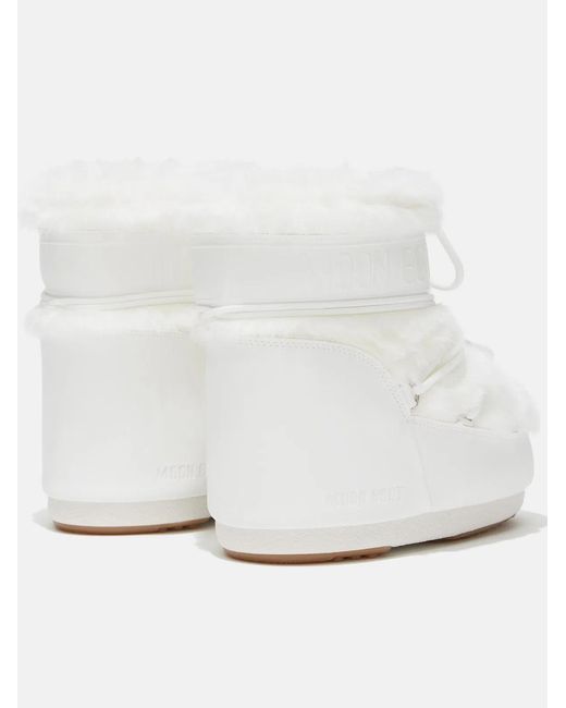 Miu Miu White Mb Icon Low Faux Fur