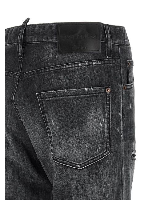 DSquared² Gray 'Teddy' Jeans for men