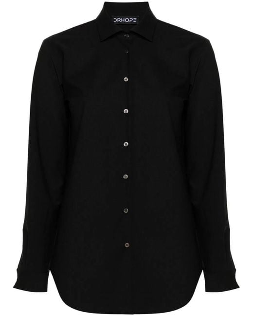 DR. HOPE Black Basic Shirt