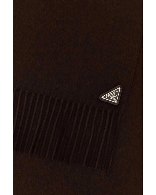 Prada Black Sciarpe for men