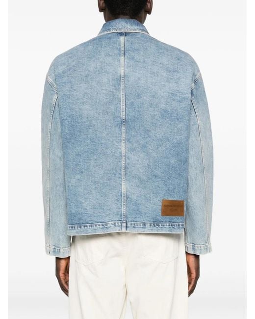 Emporio Armani Blue Denim Jacket for men