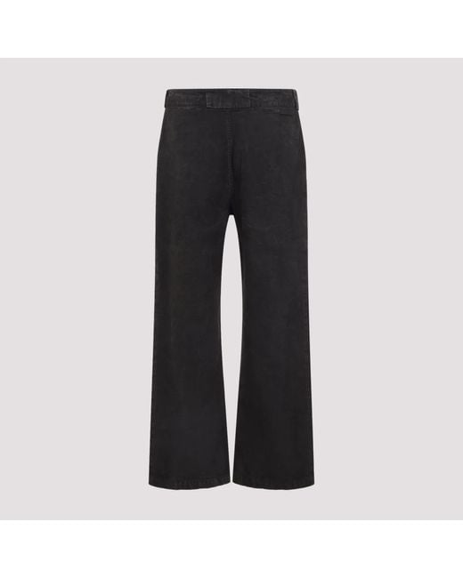 Fear Of God Black Washed Cotton 9Th Utility Pants for men