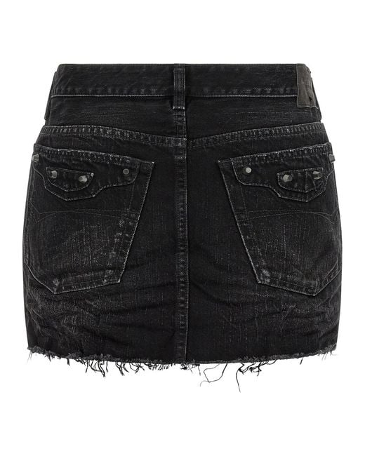 Balenciaga Black 'City' Skirt