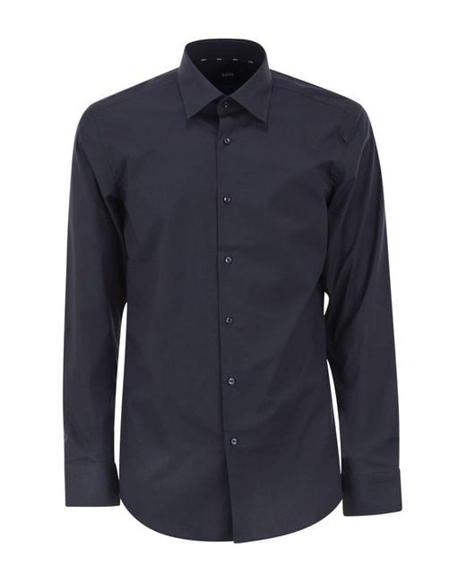 Boss Blue Slim Fit Shirt for men