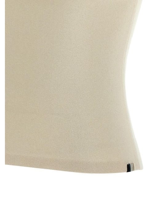 Extreme Cashmere Natural 'N° 502 Collarbone' Top