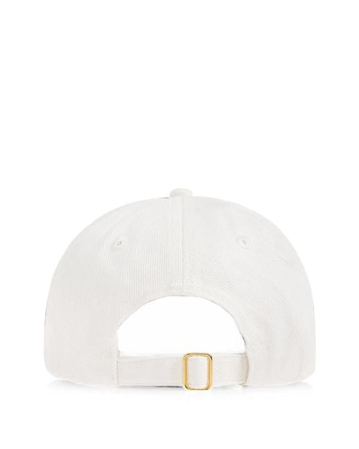 Casablanca White Tennis Club Baseball Cap for men
