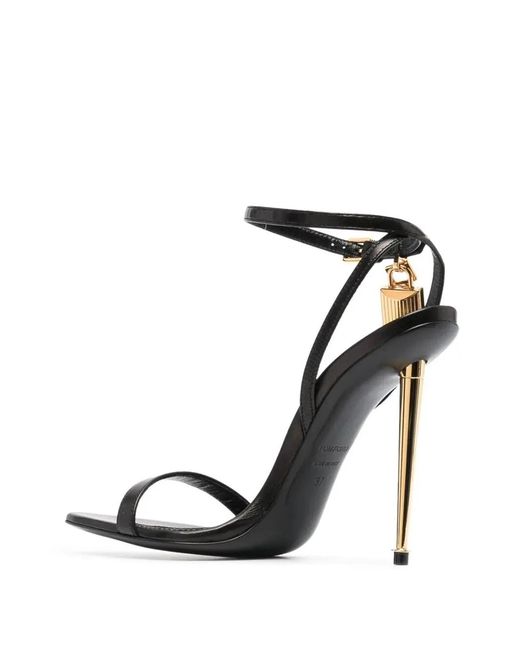 Tom Ford Black Ponty Naked Sandal