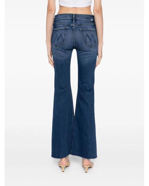 Mother Blue Lil Doozy Frayed Jeans